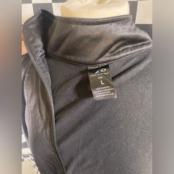 PRO PLAYER Black white stripe zipup - Picture 3 of 4